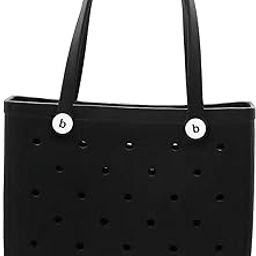The Style Sutra Beach Tote Bag Washable for Women Beach Bag Organizer for Beach Pool Outdoor Black| Womens Handbags & Bags| Womens Handbags & Bags|1 Beach Hole Bag-24