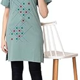 Summer Wear Casual Wear Polycotton Round Neck Half Sleeves Printed Women's Nightsuit (UNI-503)-picture-30