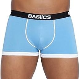 BASIICS by La Intimo Men's Cotton Spandex Bold Micro Sport Trunk-image-2