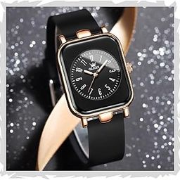 Watch for Women Fashion Dress Quartz Ultra Thin Minimalist Silicone Strap Waterproof Slim Watches for Ladies-picture-38