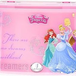 JOYO Portable Plastic Finish Desk, Disney Princess, Pink-13