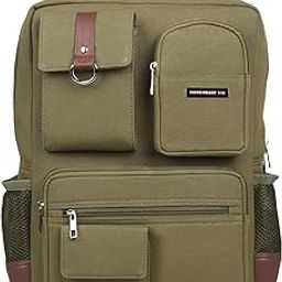 AURORA Laptop Backpack 20 Liters Canvas | Front Organiser Ideal for Office, College, School Bags for Boys & Girls-picture-18