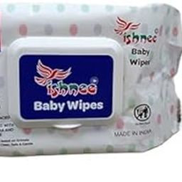 ishnee |Baby Gentle Wet Wipes with Aloe Vera extracts|alchohol free,Paraban free|80 wipes-image-91