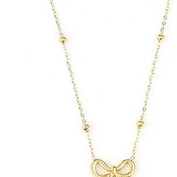 Bow Necklace for Women Bowknot Choker Necklace 14K Gold Plated Ribbon Choker Necklaces Fashion Jewelry Gifts, Stainless Steel, No Gemstone-image-88