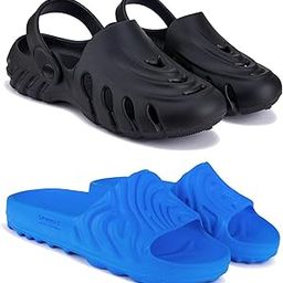 Extra Soft Classic Casual Flip Flops for Men with Regular wear | Ultra Soft & Flexibility Technology | Z-Combo(PR)-6063-6048-18