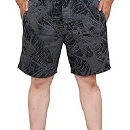 Comfortable & Stylish Boxer Shorts for Men | Soft Cotton, Breathable, & Durable | Perfect Printed Boxer Shorts [42, Charcoal Black & Grey]-image-2