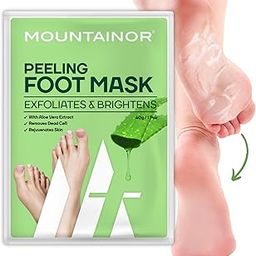 MOUNTAINOR Peeling Foot Mask Exfoliates & Brightens, Remove Dead Cell, Rejuvenates Skin For Men And Women 40gm 1 Pair-2