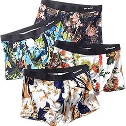 Men’s Nylon Floral Printed Trunks | Ultra-Soft Stretch Underwear for Daily Comfort | Breathable, Lightweight & Anti-Chafe Boxer Briefs-image-99