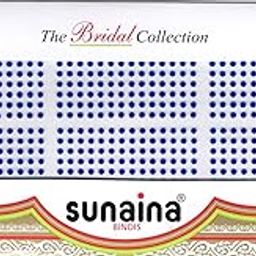 Sunaina Bridal Collection Blue Bindi for Women & Girls (size-7) (Size 2mm)-image-65