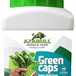 AXABULL AGRICULTURE – AN EMPOWERED BULL Neno Nutrition GreenCaps – Clean, Green Power for Plant Growth Soil-Friendly Boost for Roots & Leaves(5 capsule in the bottel)-84