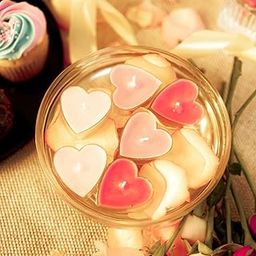 EKAM Pack of 12 Heart Shaped Scented Tealight Candles| Valentine’s Day Collection| Fragrances- Heart’s Desire, Love Whisper, Crimson Kiss | Ideal for Home Decor & Gifting| 3 Hours Burn time Each-image-63