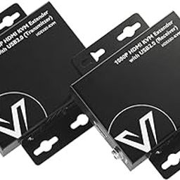 AV Access HDMI USB KVM Extender, 260ft 1080P 60Hz over Cat5e/6, 2 Ports USB2.0, No signal Loss and Latency, With PoE and Auto EQ management.-15