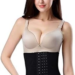 Waist Trainer Corset for Women | Adjustable Tummy Tucker Girdle Body Shaper with 6 Rows of Hooks for Slimming & Support-51