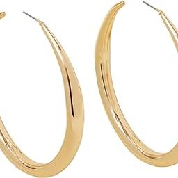 London Women Gold Large Hoop Earrings-image-48
