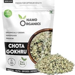 Namo Organics Gokhru Chota - 400 Gm - Tribulus Terrestris Seeds - Small Caltrops, Natural-image-18