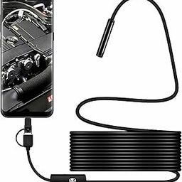 ElektroWelt Endoscope Camera IP67 Waterproof with 5M Cable 6 LED BORESCOPE for Android with C Type OTG Security Camera-28