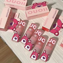 CAPPUVINI Liquid Losto Bear Velvet Lip Mud | Moisturizing & Long Lasting | Natural Look Nude Pink, Red, Brown Lipstick Matte for Women | Non-Sticky Waterproof Creamy Liquid Combo Pack Set | Perfect for Teens & Girls (05#Smoke Vinegar, 9g)-image-52