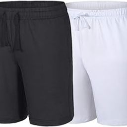 Pack of 2 Sports Polyester Shorts for (Kids,Men,Boys)-15