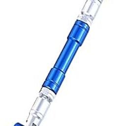 QiisX Motorcycle Balance Bar, Universally Compatible Aluminum Alloy Cross Bar Handlebar Motorbike Reinforce Lever Accessories (Blue)-13