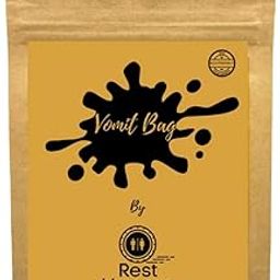 Disposable Vomit Bags By 'Rest Vrroom' It Converts Fluids Into The Fragrant Gel For Travel Motion Sickness - Pack Of 10 Bags-image-54