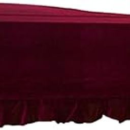 ATORSE Piano Cover Universal Soft Light Luxury Decorative Triangle Protection Cover S red-image-60