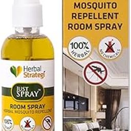 Herbal Strategi Mosquito Repellent Room Spray - 100ml | Effective against mosquitoes causing Dengue Zika Chikungunya | 100% Herbal and Chemical free | Baby and Pet safe | Ayush certified-image-9