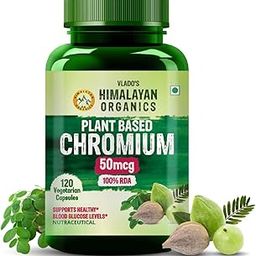 Vlado’s Himalayan Organics Plant Based Chromium 50mcg | Supports Healthy Blood Glucose Level -120 Capsule-image-53