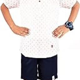 100% Cotton Half Kurta And Solid Shorts 24-image-97
