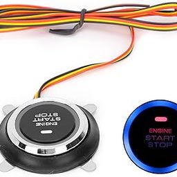ELBME Ignition Starter Switch, Waterproof Engine Start Push Button, 12 Volts, IP65 Rated, Panel Mount, Popular Color-image-36