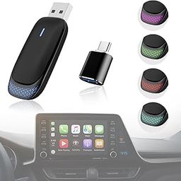 2in1 Wireless Carplay Adapter&Andriod Auto Adapter,Plug/Play Easy Setup Automatic Reconnect,Convert Wired to Wireless Car Play Dongle for Car 2016+ iPhone iOS 10+ Smartphone Android 11+-72
