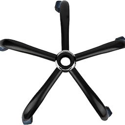 Chairs Parts/Chair Accessories/Heavy Duty Chair Base With Wheels/Chair Stand/Stand Replacement/Metal 25" Inches With Nylon Wheels (Black)-image-39