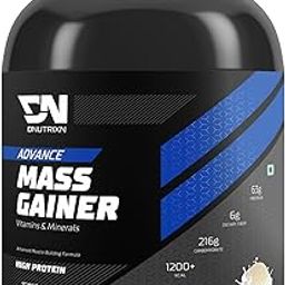 Advance Mass Gainer | High Protein with Digestive Enzyme & Multivitamin (3kg, Vanilla Ice-Cream)-image-26