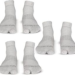 Diabetic socks for Men and Women, Separate Toe, Helps In Diabetic Neuropathy, Reduction Of Gangrene Chances, Increase Blood Circulation।(Ankle, Grey) Combo Pack - 3 Pair-image-36