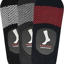 Men's Cotton No Show Socks with Anti Slip Silicon System - Pack of 3 -Invisible/Loafer Socks-picture-22
