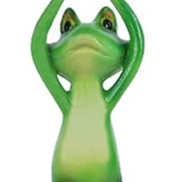 Wonderland Resin Yoga Frog Hands Folding Statue for Decoration-image-57