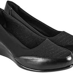 LIYU International Women's Stylish Wedge Heel Slip-On Comfort Formal Shoes for Office-picture-14