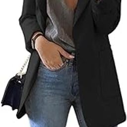 Women Cardigan Casual Suits Lapel Collar for Holiday Leisure Time Ladies Black XL|Clothing Shoes & Accessories | Womens Clothing | Sweaters-image-52
