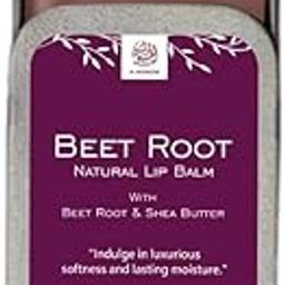 AL MASNOON 100% Natural Beetroot Lip Balm with Shea Butter & Beetroot Extract - Nourishing & Moisturizing 10g Pack, No Color Added for Soft, Smooth Lips-8