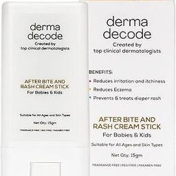 Derma Decode After Bite & Rash Cream Stick for Babies & Kids, Quick Relief from Itching, Rashes, Mosquito Bites, with Hyaluronic Acid, Betaine & Zinc Oxide | Hygenic No-touch Application - 15gm-image-38