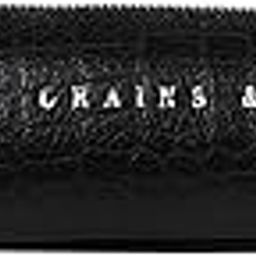 Grains & Tan Genuine Leather Makeup Pouch Unisex-Ladies Cosmetic Organizer Bag for Travelling-Girls Pencil Case Travel Purse Multipurpose Woman Beauty Skincare Jewellery Accessories- Croco Black-image-49