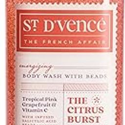 ST. D'VENCE Citrus Burst Salicylic Acid Body Wash Shower Gel for Women & Men With Grapefruit & Vitamin C | Paraben & Sls Free | Tan removal Body Wash for Summer - 300ml-image-6