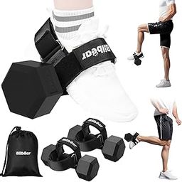Khodify Tibialis Trainer Strap for Shin Splint Relief Exercises,Adjustable Dumbbell Foot Attachment for Hip Flexor Raises,Dumbbell Ankle Strap Relieve Leg Pain Increase Range of Motion-image-27