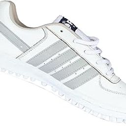 Fenta PACE: Soft Leather White Work Shoe with Classic PVC Sole-12