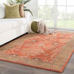 DORNIER RUGS Embossed Handmade Tuffted Woollen Thick Geometrical Carpet is a Stylish and Practical Addition to Any Living Room 4X6 feet-image-24