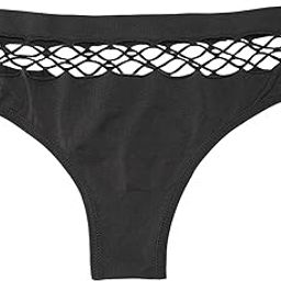 Women’s Breathable Mesh Thong Panty – Comfortable Elastic Waist T-Back Underwear-picture-18