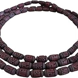 Vrindavan Shopi Spiritual Elegance of This Exquisite Three-Round Kanthi Mala Crafted from Authentic Tulsi Beads with Shri Radha Nama inscriptions-image-21