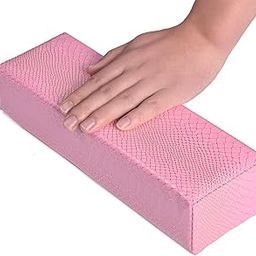 ZAUKY Nail Hand Rest Pillow, PU Leather, Easy to Clean Nail Armrest Pillow for Acrylic Nails 30.5 x 9.7 x 7.1 cm, Waterproof, Pink-image-78