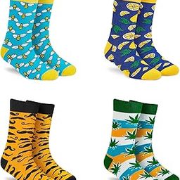 Men's and Women's Combed Cotton Crew Length Socks (Pack of 4) (Multicolour, Free Size)-image-38