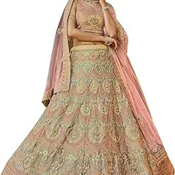fusionic Yellow Color Georgette Base Thread And Sequins Work Lehenga For Women-picture-19