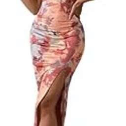 Multicolor Below Knee Asymmetric Sleeveless Casual Dress for Women (6405)-image-32